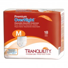 Tranquility® Premium OverNight Absorbent Underwear, Medium, Bag