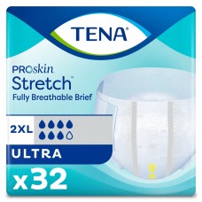 Tena Stretch Ultra Incontinence Brief, Extra Extra Large, Bag